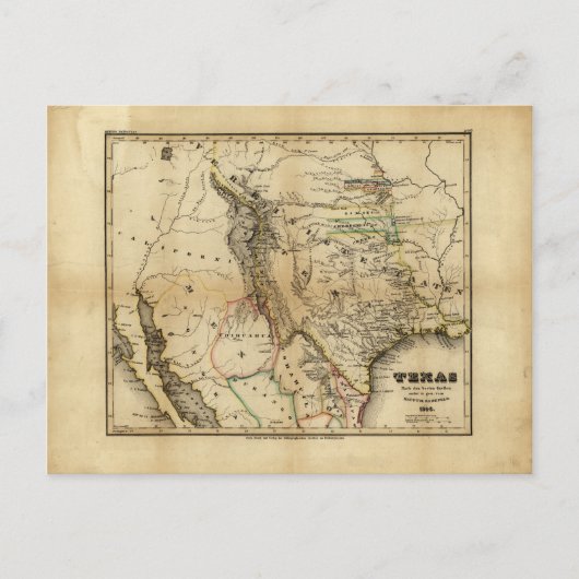 Carte de l'état du Texas (1846) (Devant)