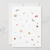 Carte de lettre d'adieu de Noël Elf (Dos)