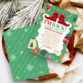 Carte de lettre d'arrivée de l'elfe de Noël Je sui