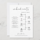 Carte de lettre d'arrivée minimale moderne (Dos)