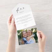 Carte de lettre de proposition de demoiselle d'hon (Déchirure)