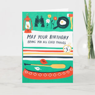 Carte de lettrepresse d'anniversaire Toutes les bo