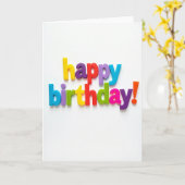 Carte de lettres 3D joyeuses (Fleur jaune)