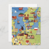 Carte de l'Europe (Devant / Derrière)