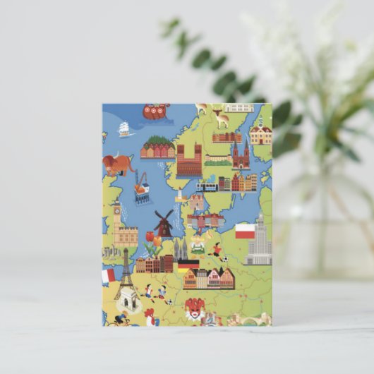 Carte de l'Europe (Debout devant)