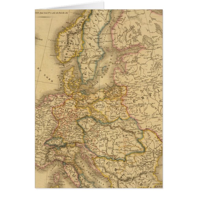 Carte de l'Europe 2 (Devant)