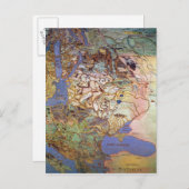 Carte de l'Europe centrale (Devant / Derrière)