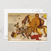 Carte de l'Europe - John Bull et ses amis (1900) (Devant / Derrière)