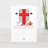 Carte de l'Halloween « Esprit Enfoui » (Dos)