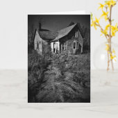Carte de l'Halloween "Sentier de l'abandon" (Fleur jaune)