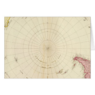 Carte de l'hémisphère Sud