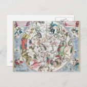 Carte de l'hémisphère Sud 2 (Devant / Derrière)