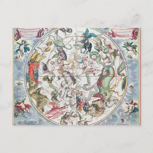 Carte de l'hémisphère Sud 2 (Devant)