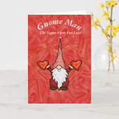 Carte de l'homme gnomes romantique (Fleur jaune)