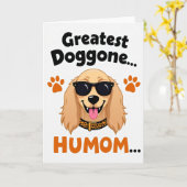 Carte de l'humour suprême tachetée (Fleur jaune)