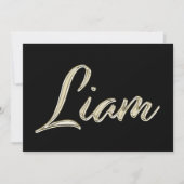 Carte de Liam (Devant)