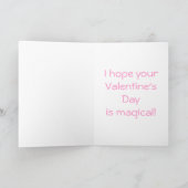 Carte de licorne de Valentine (Intérieur)