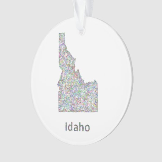 Carte de l'Idaho (devant)