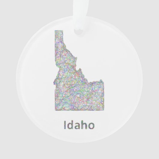 Carte de l'Idaho (devant)