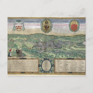 Carte de Liege, de 'Civitates Orbis Terrarum' par 