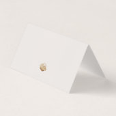 Carte de lieu de lapin de Pâques modifiable (Back)