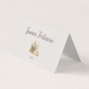 Carte de lieu de lapin de Pâques modifiable