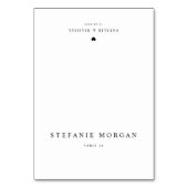 Carte de lieu de mariage à typographie classique n (Par défaut)