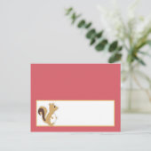 Carte de lieu écrite Amour et la nature Fille Wood (Debout devant)