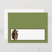 Carte de lieu écrite Enchanted Hollow Forest Wood (Devant / Derrière)