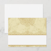 Carte de lieu écrite Fête marocaine (Devant / Derrière)