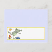 Carte de lieu écrite Leap Frog Turtle Bee Dragonfl (Devant)
