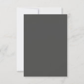 Carte de lieu minimaliste Dusty Grey (Dos)