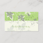 Carte de lieu spéciale Oiseaux et vignes (Dos)