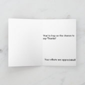 Carte de ligne de grenouille remerciant... - Custo (Intérieur)