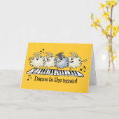 Carte de ligne Sheep Chorus (Fleur jaune)