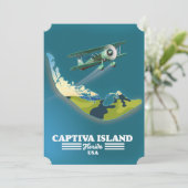 Carte de l'île Captiva Floride États-Unis (Debout devant)