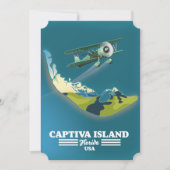 Carte de l'île Captiva Floride États-Unis (Devant)