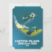 Carte de l'île Captiva Floride États-Unis (Dos)