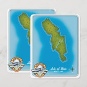 Carte de l'île de Bute (Devant / Derrière)