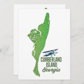 Carte de l'île de Cumberland (Devant / Derrière)