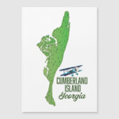 Carte de l'île de Cumberland (Devant)