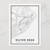 Carte de l'île de Hilton (Devant)