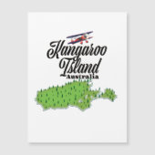 Carte de l'île de Kangaroo Australie (Devant)