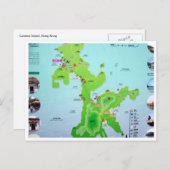 carte de l'île de lamma (Devant / Derrière)