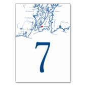 Carte de l'île de Newport Rhode Élégant Mariage de (Dos)