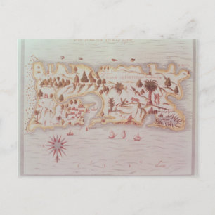 Carte de l'île de Porto Rico, 1599