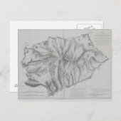 Carte de l'île de Sainte-Hélène (Devant / Derrière)