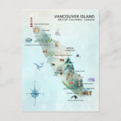 Carte de l'île de Vancouver (Devant)