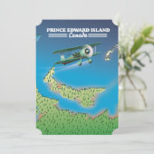 Carte de l'Île-du-Prince-Édouard, Canada. (Debout devant)