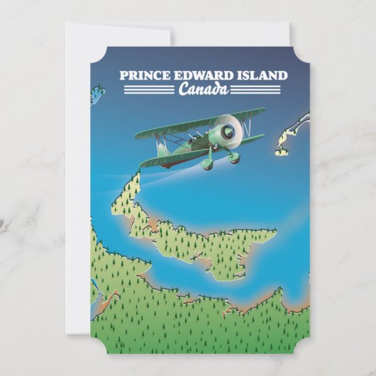 Carte de l'Île-du-Prince-Édouard, Canada. (Dos)